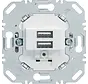 USB-Steckdose 2-fach 3A weiß matt Standard (260209)