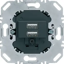 Berker USB-Steckdose 2-fach 3A anthrazit matt Standard (260205)