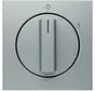 Drehknopf für Ein/Aus-Drehschalter mit Aufdruck 0-1 S1/B3/B7 aluminium matt (11501404)