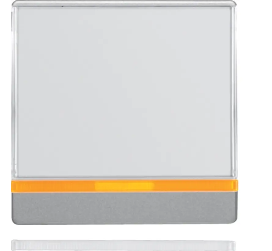 Wippe großes Beschriftungsfeld Kontrollfenster Q1/Q3/Q7 aluminium (16966084)