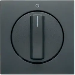 Berker Drehknopf für Ein/Aus-Drehschalter mit Aufdruck 0-1 S1/B3/B7 anthrazit matt (11501606)
