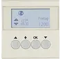Jalousie-Schaltuhr-Aufsatzmodul S1/B3/B7 creme glänzend (85741182)