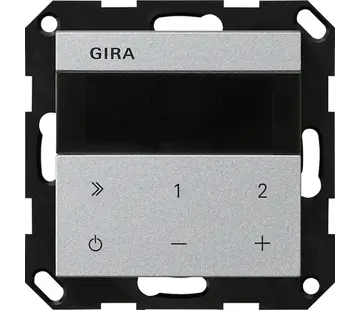 Gira Unterputz-Radio IP System 55 Aluminium matt (232026)