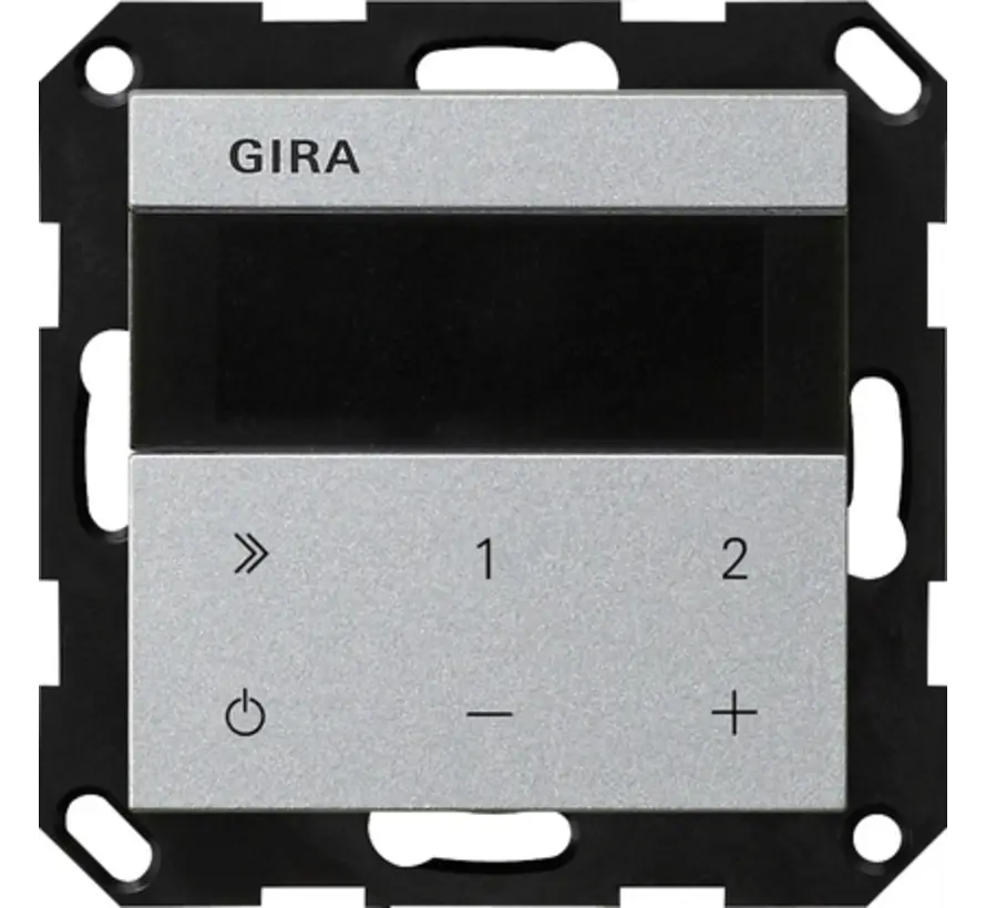 Unterputz-Radio IP System 55 Aluminium matt (232026)