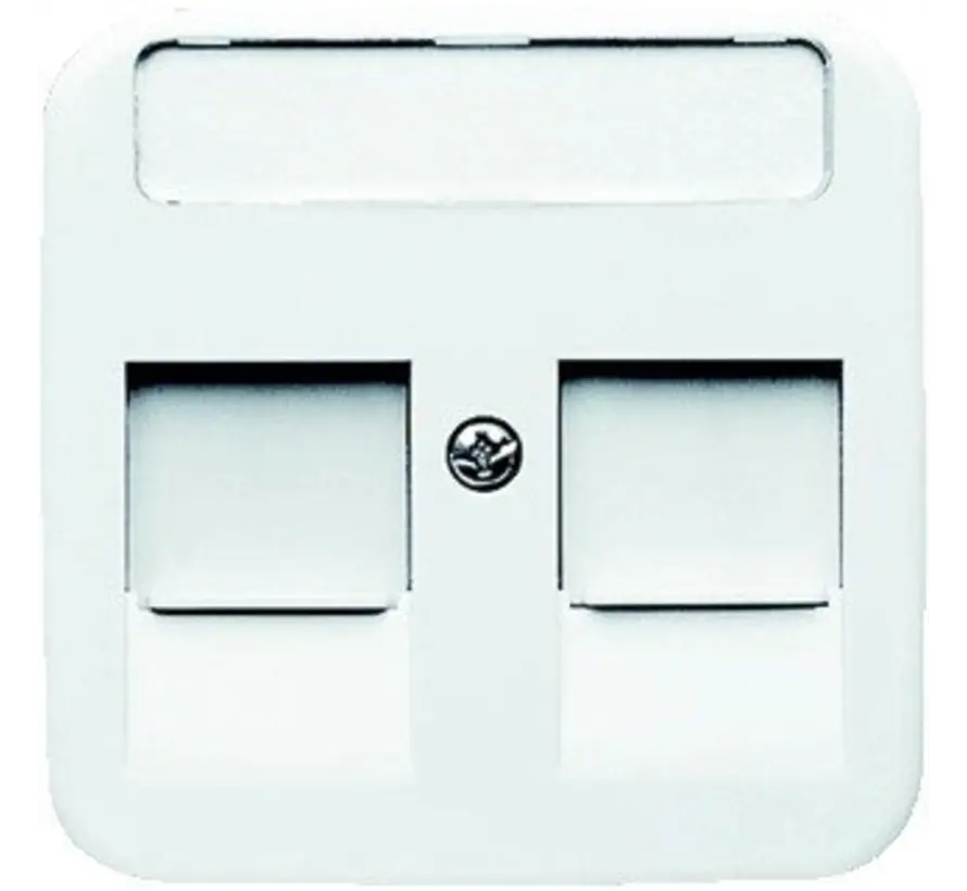 Zentralplatte Modular Jack 2-fach Reflex SI (1800-214)
