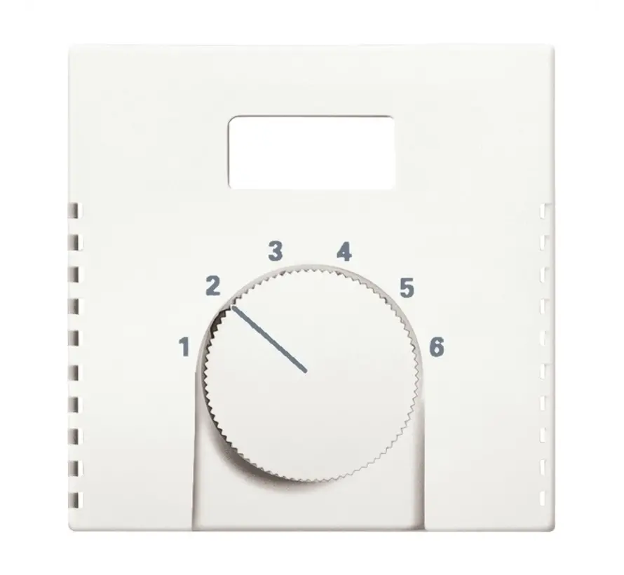 Zentralplatte für einbau Thermostat mit Bildschirmöffnung Future Linear weiß (1794 TA-84)