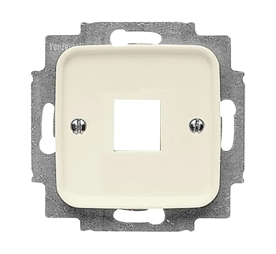 Zentralplatte + Tragplatte 1x Modular Jack Standard SI (2561-212)