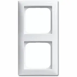 Busch-Jaeger Abdeckrahmen 2-fach Balance SI weiß glänzend (1722-914)