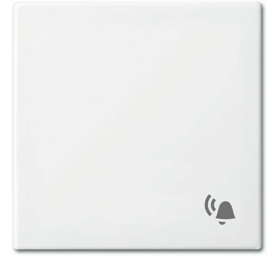 Wippe symbol Klingel Balance SI weiß glänzend (2520 KI-914)