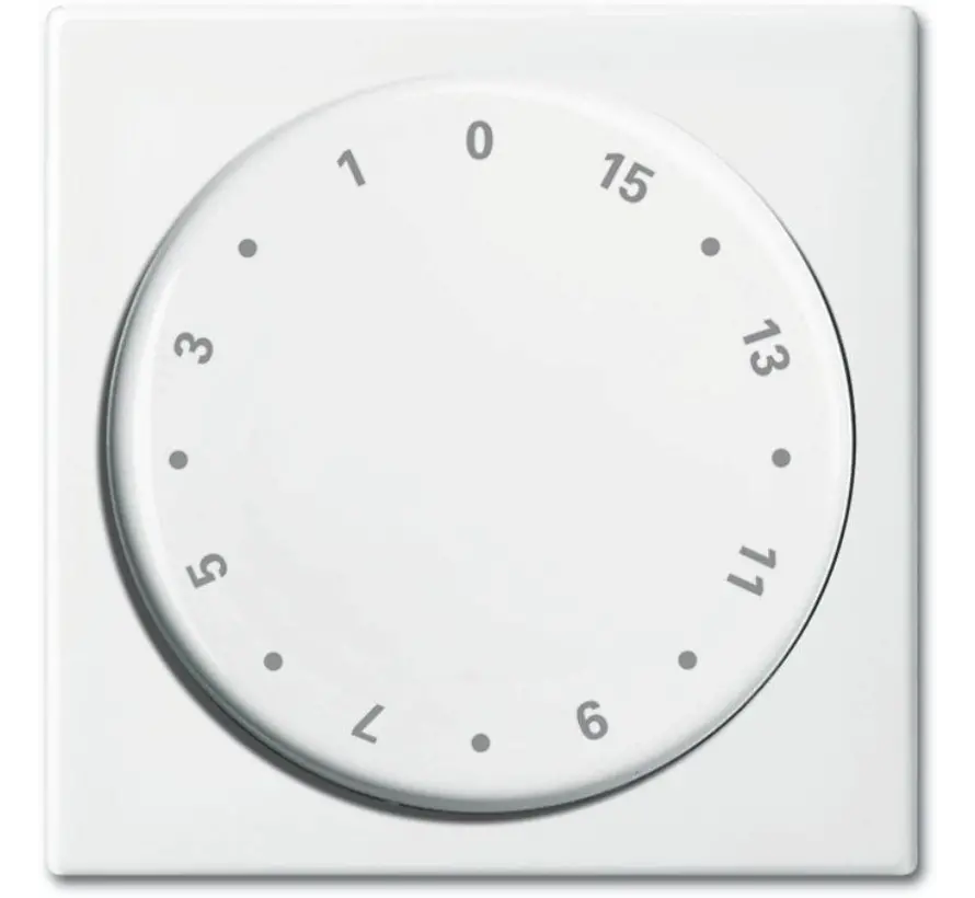 Drehbedienaufsatz Zeitschalter 15 Minuten Balance SI weiß glänzend (1770-914-102)