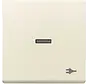 Wippe Kontrollfenster symbol Stecker Future Linear creme (1789 ST-82)