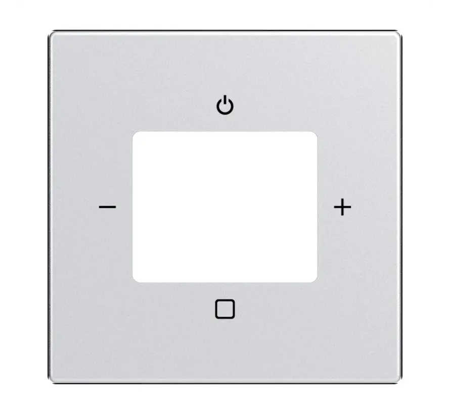 Zentralplatte für Unterputz-Radio alusilber matt (8252-83-101)