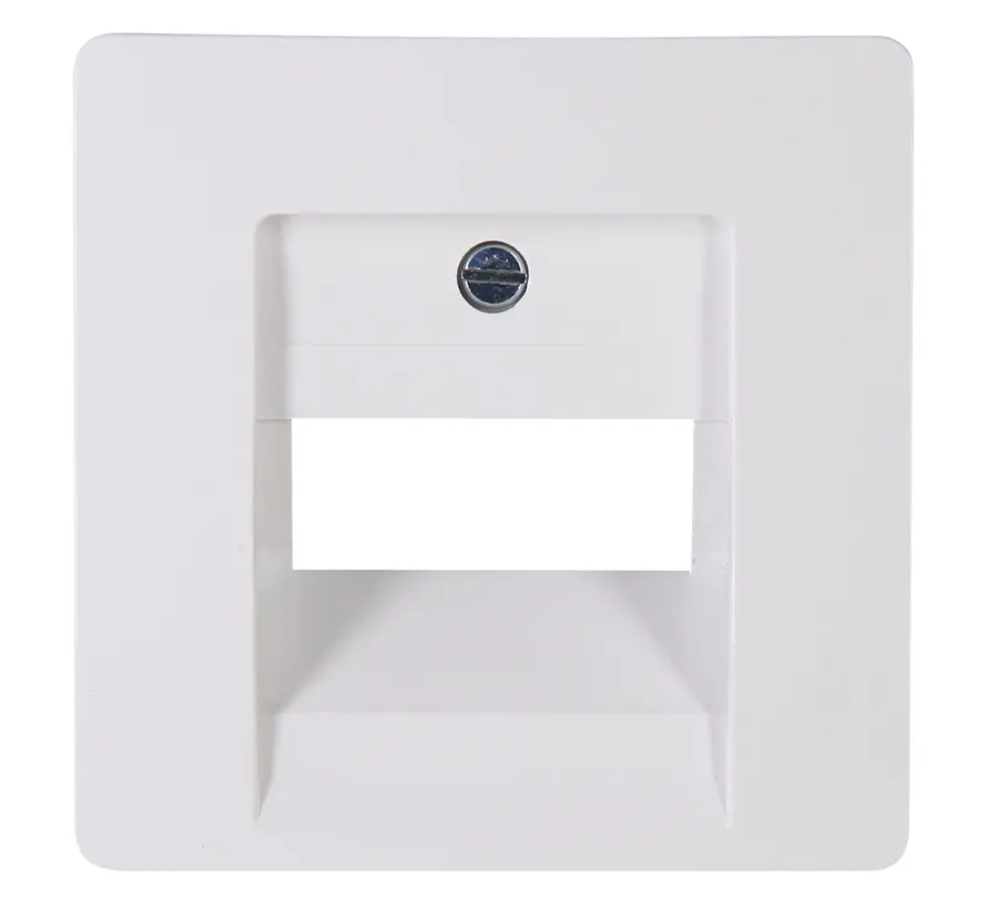 Zentralplatte RJ45 Netzwerk-Anschlussdose 1- und 2-fach HK05 Paris arktisweiß (326102004)