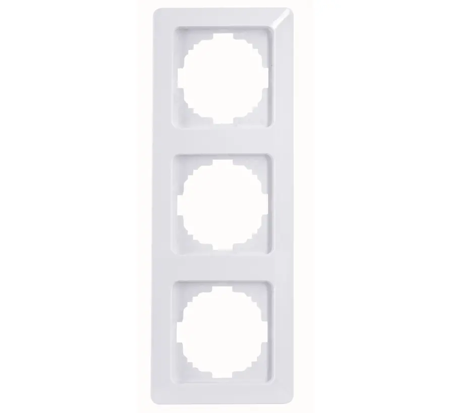 Abdeckrahmen 3-fach HK02 Milano arktisweiß (305813008)