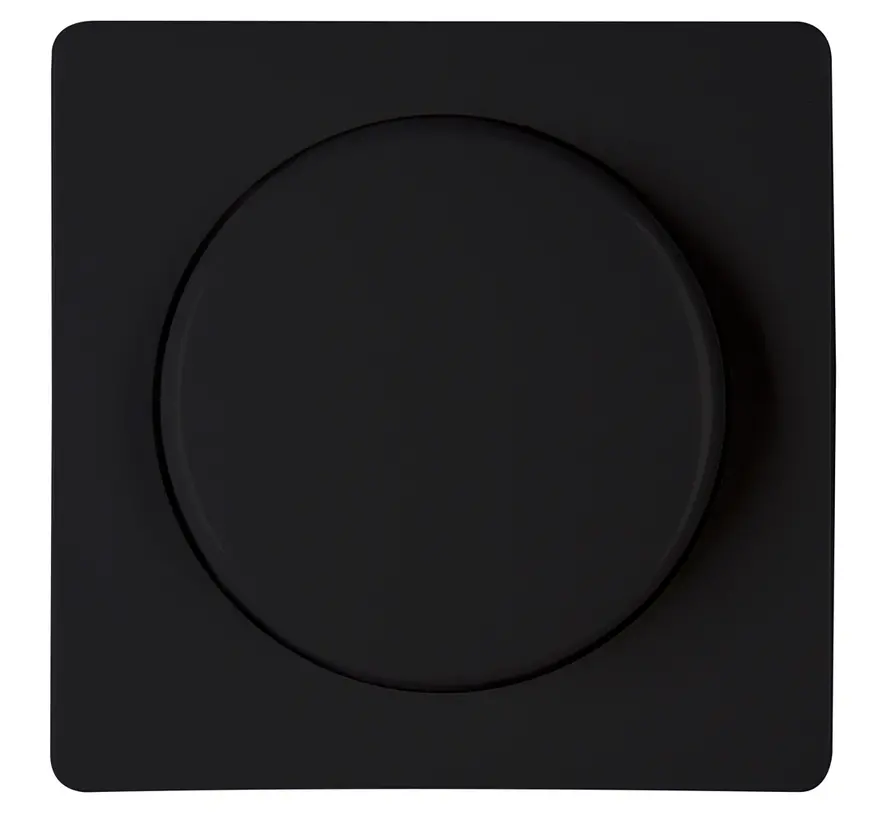 Dimmerbedienaufsatz Druck-Wechseldimmer HK05 Paris schwarz matt (333750009)