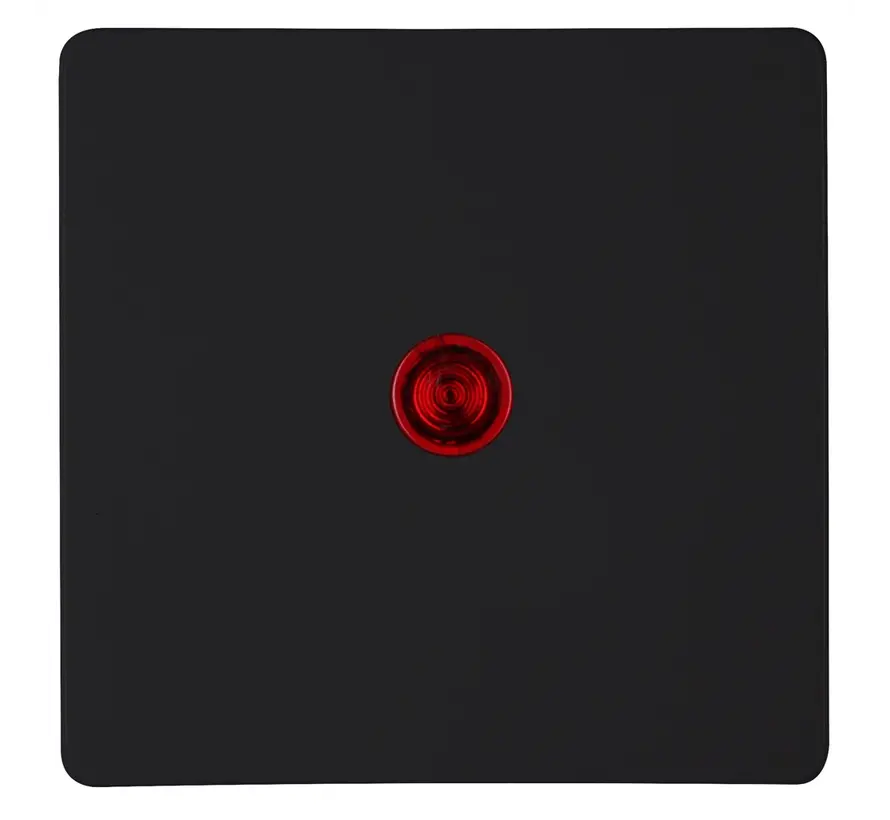 Wippe Kontrollfenster rot HK05 Paris schwarz matt (334698003)