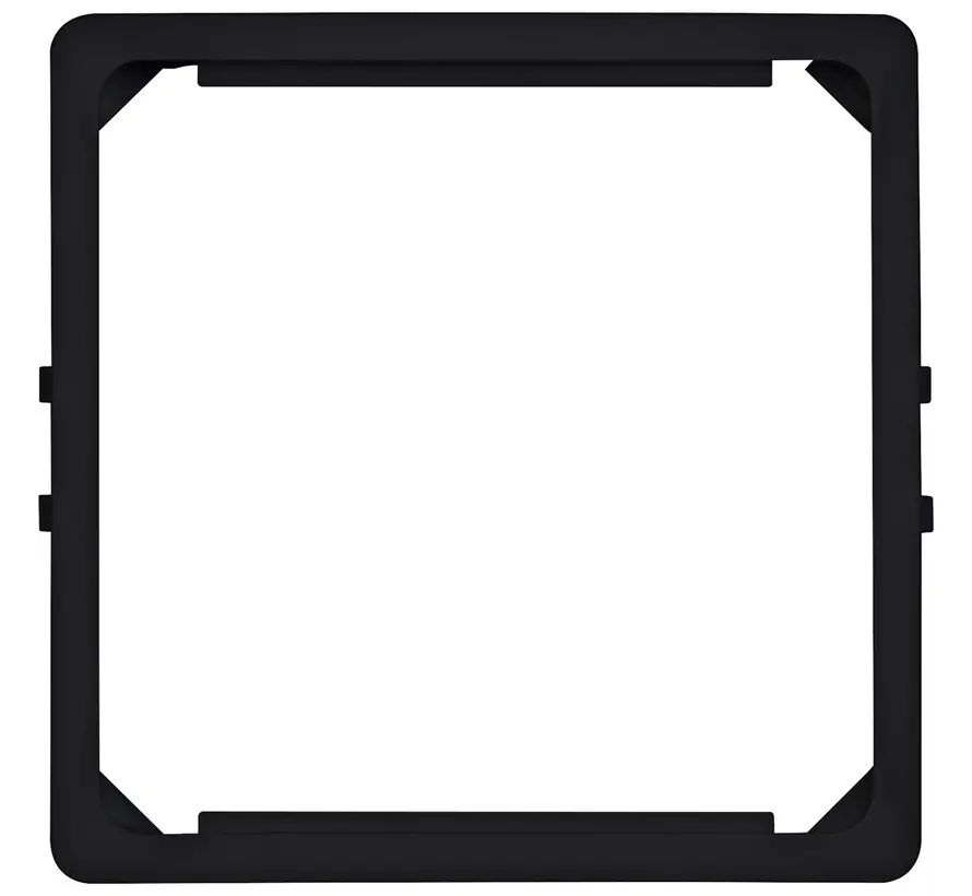 Adapterrahm 50x50 DIN Geräte HK05 Paris schwarz matt (335750001)
