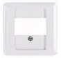 Zentralplatte USB/TAE/Lautsprecher HK02 Milano arktisweiß (358113005)