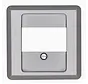 Zentralplatte USB/TAE/Lautsprecher HK02 Milano stahl (358120009)