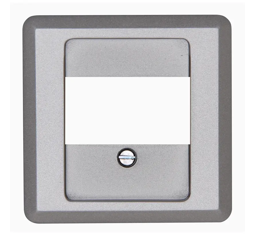 Zentralplatte USB/TAE/Lautsprecher HK02 Milano stahl (358120009)