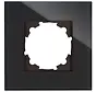 Abdeckrahmen 1-fach HK07 glas schwarz (405305001)