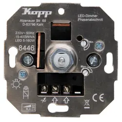 Kopp Dreh-/Druckdimmer 15-450W LED 5-150W (844600004)