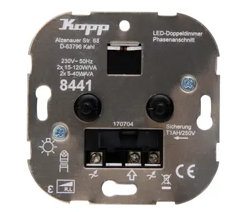 Kopp Duo-Dimmer LED 2x 5-40W (844100000)