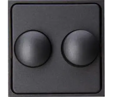 Kopp Dimmerbedienaufsatz für Duo-Dimmer HK07 Athenis anthrazit (492815003)