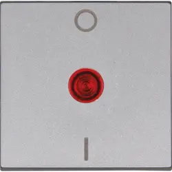 Kopp Wippe mit Kontrollfenster rot und Aufdruck 0 - I HK07 Athenis stahl (491982001)
