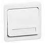 Wippe mit Beschriftungsfeld Standard reinweiß (80.640.02 NA)