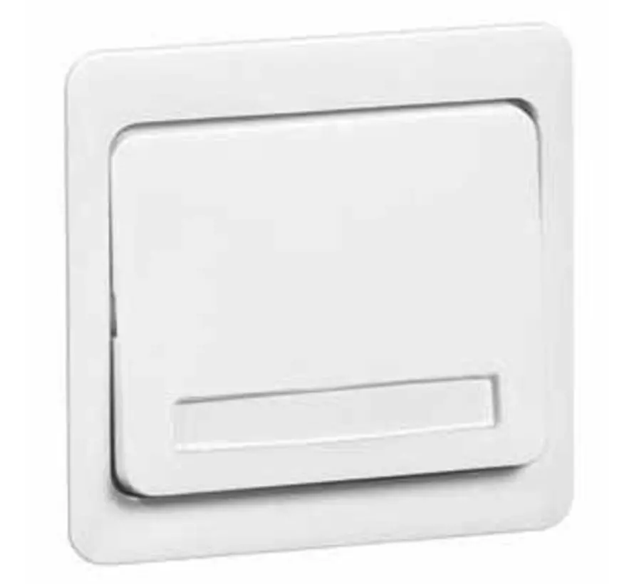 Wippe mit Beschriftungsfeld Standard reinweiß (80.640.02 NA)