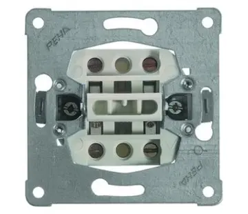 PEHA Schalter 2-polig 16A mit Schraubmontage (612/16)