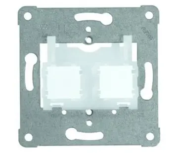 PEHA Tragplatte Modular Jack 2 transparent (600 MJ2)