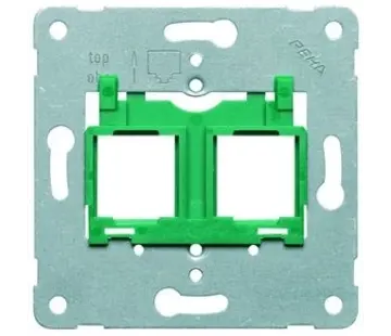 PEHA Tragplatte Modular Jack 5 grün (600 MJ5)