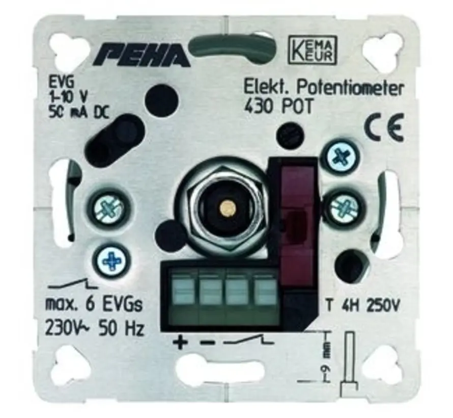 Potentiometer mit Schaltkontakt 1-10 Volt 50 mA (430 POT O.A.)