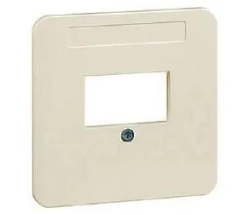 PEHA Zentralplatte Lautsprecher Beschriftungsfeld Standard creme (80.610 TDO W)