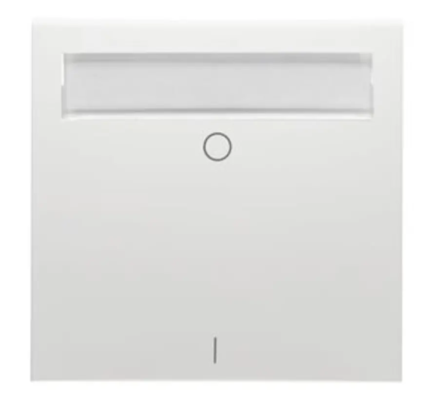 Wippe mit Aufdruck 1-0 und Beschriftungsfeld Badora reinweiß (11.542.02 NA)