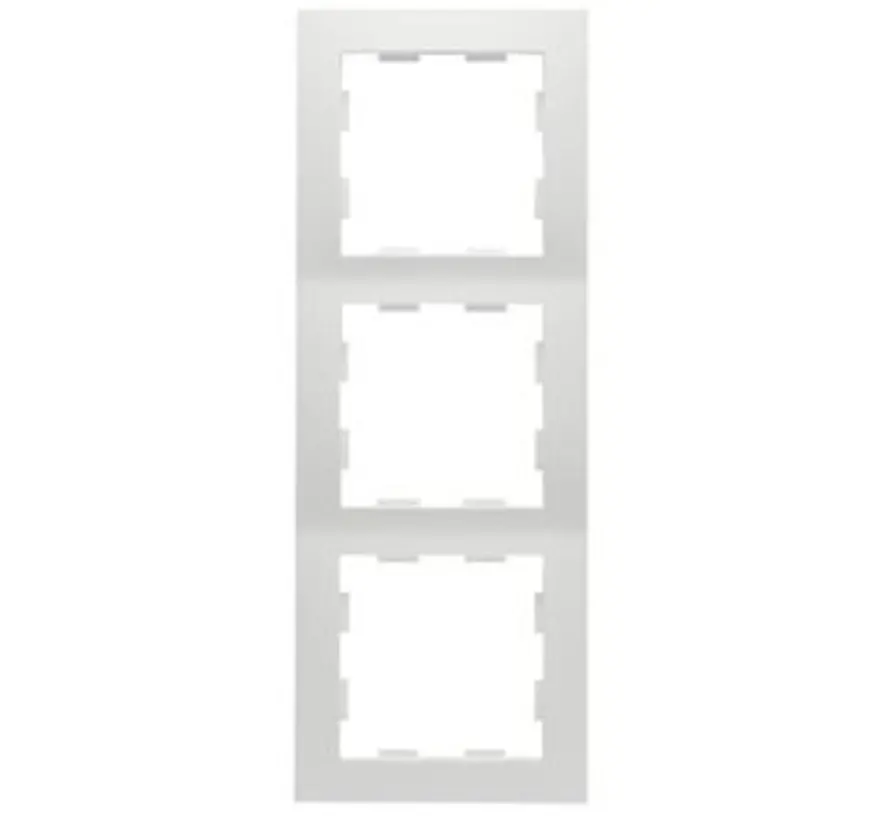 Abdeckrahmen 3-fach Badora reinweiß (11.573.02)