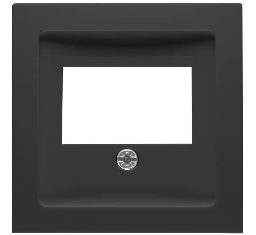 Zentralplatte für Lautsprecher/USB-Ladestation Badora schwarz matt (D 11.610.193 TAE)