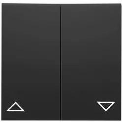PEHA wippe 2-fach Serien-Jalousie 500 Badora schwarz matt (D 11.544.193)