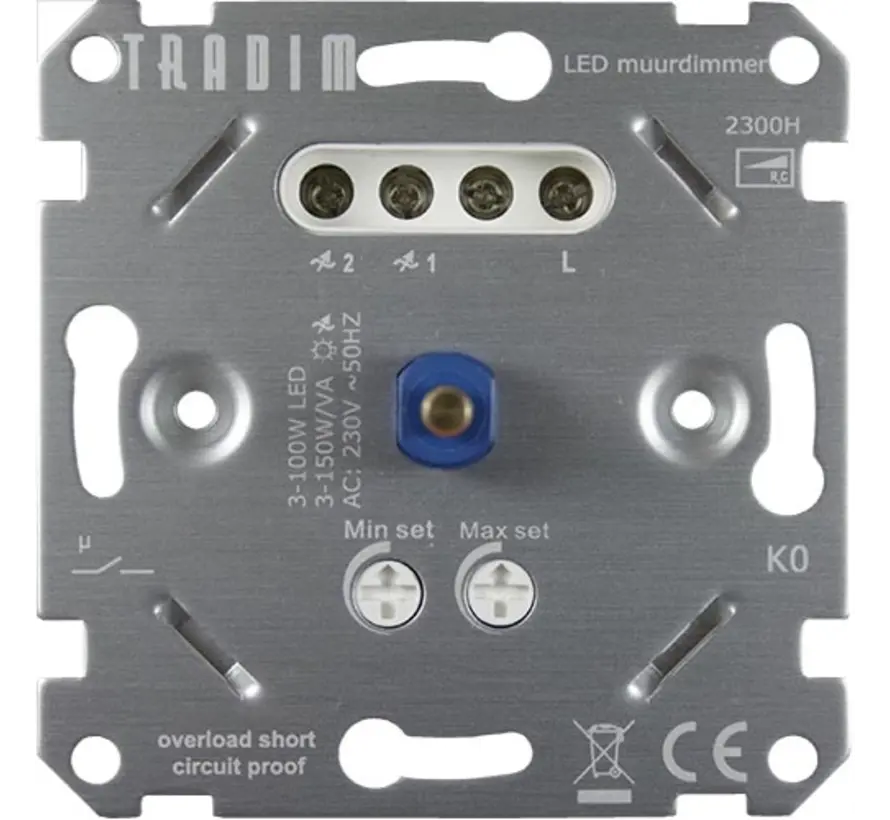 Universal LED-dimmer 3-100 W (2300H)