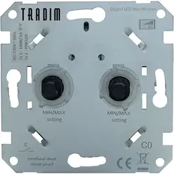 Tradim Doppeldimmer für LED 2x 1-100 Watt (2496)