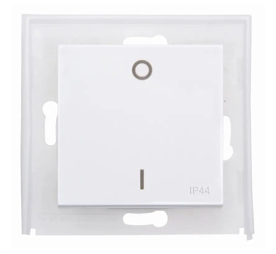Wippe mit Aufdruck 0 - I IP44 HK07 Athenis weiß (493729002)