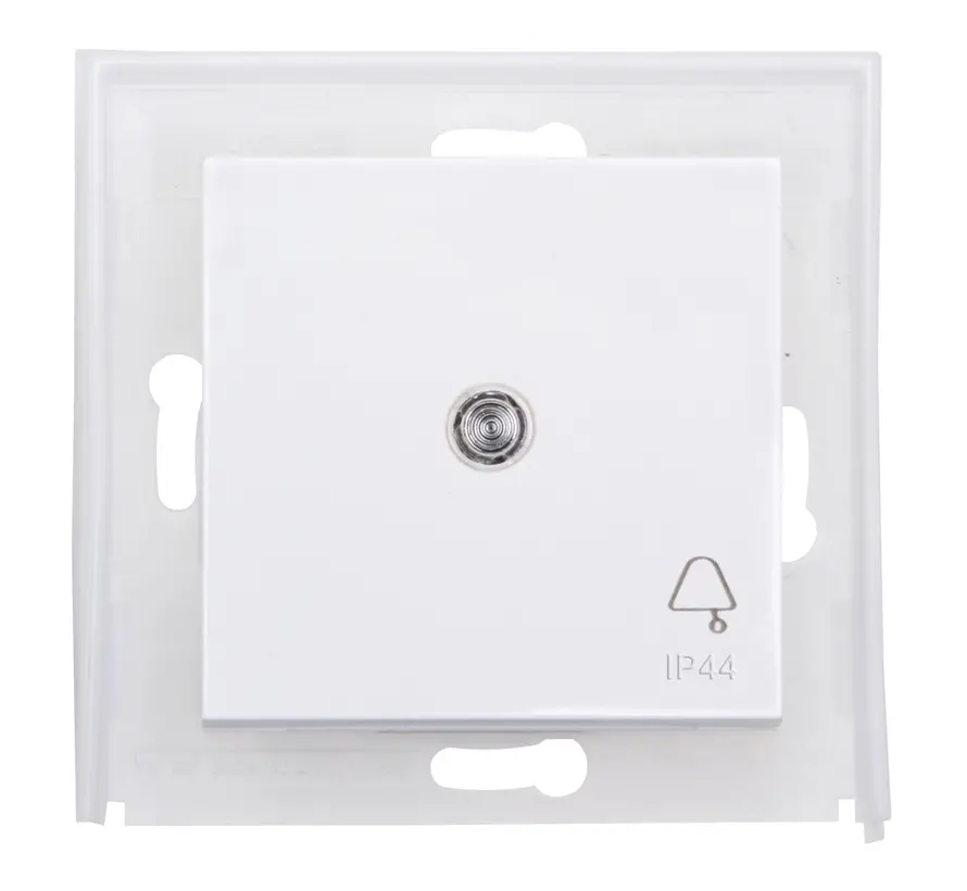 Wippe Kontrollfenster symbol Klingel IP44 HK07 Athenis weiß (493952002)