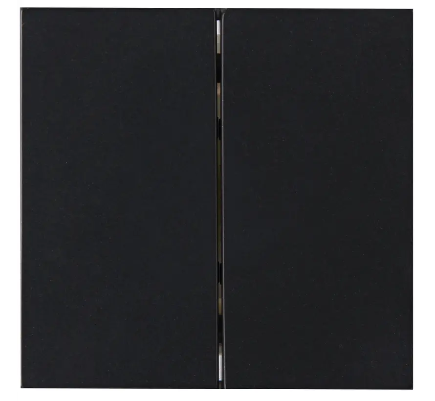 Wippe 2-fach HK07 Athenis schwarz matt