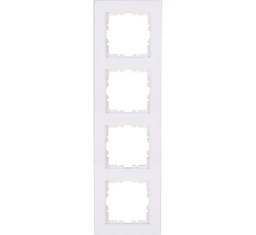 Abdeckrahmen 4-fach HK07 arktisweiß matt