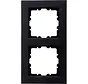 Abdeckrahmen 2-fach HK07 schwarz matt (402650007)