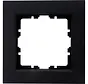 Abdeckrahmen 1-fach HK07 schwarz matt (402150002)