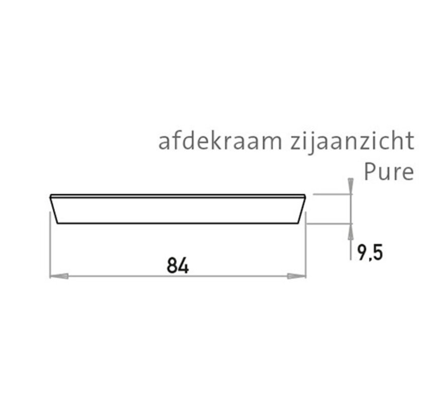 Abdeckrahmen 5-fach HK07 PURE reinweiß glänzend