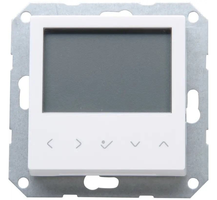 Thermostat mit display programmeerbaar HK07 Athenis reinweiß glänzend